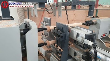 Máy tiện cnc 2 trục đồng thời CW-1520-2 I Máy tiện gỗ #semac