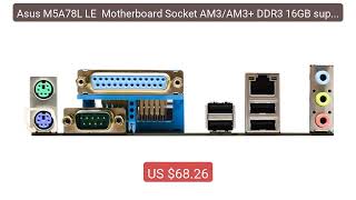 Asus M5A78L LE  Motherboard Socket AM3/AM3+ DDR3 16GB support... — Amazing Value 2026 | Must Have!