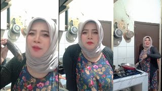 Recommendlive Hijab Style Ibu Ibu Rumah Tangga Mau Masak Bermain Timun Dulu