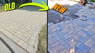 Replacing an Old Paver Driveway | Time Lapse