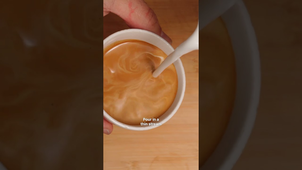 The EASIEST latte art 😱