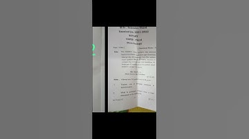 Ssj University, Almora. 3rd semester papers (Msc Botany) #exam #education