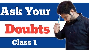 Ask Your Doubts Class  @UTUGEducation