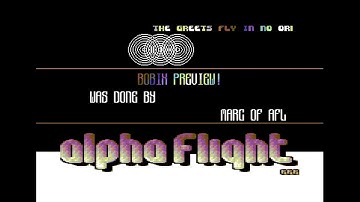 Alpha Flight - Alpha Flight Intro (1994) (2) | C64 Crack Intro