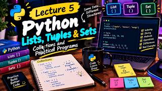 Lecture 5: Python Lists, Tuples & Sets - Collections and Practical Programs