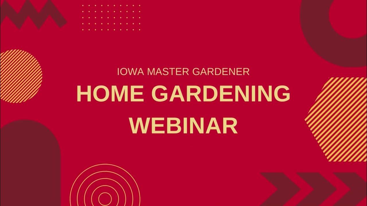 Home Gardening Webinar 2023: Growing Crops in the Cold - YouTube
