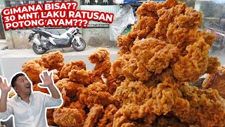 500 Ekor AYAM GORENG LUDES tiap hari disini!. 