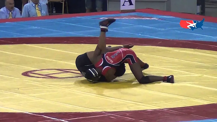 Jr World W - Golston (USA) pin Tomar (IND), 44 kg ...