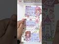 PURPLE JOURNAL 💜🎀|| #shorts #asmr #sticker #aestheic #journaling #kawaii #rpstickers