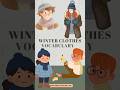 WINTER CLOTHES VOCABULARY