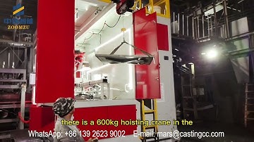 Fully automatic up and down sand shooting flaskless molding machine cast iron base of the table