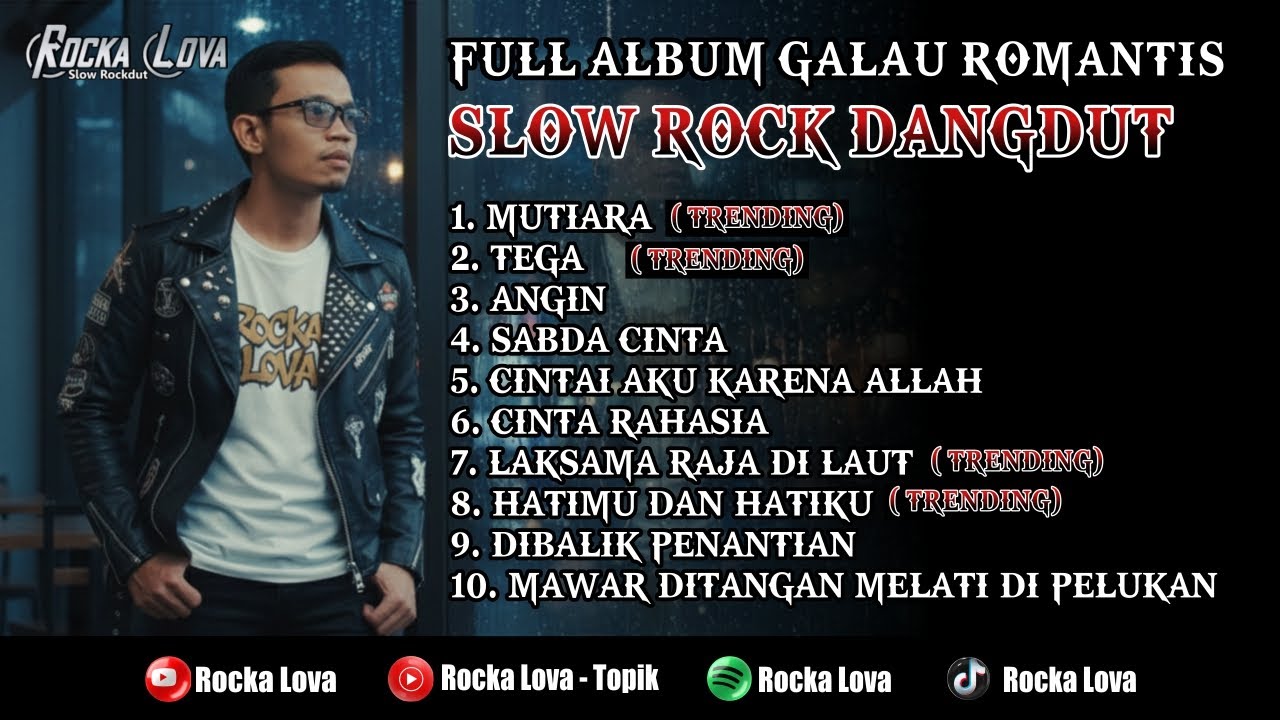 FULL ALBUM GALAU ROMANTIS SLOW ROCK DANGDUT TERBAIK 2026 BY ROCKA LOVA