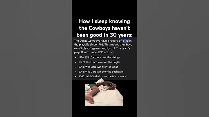 The Dallas Cowboys have SUCKED since 1996 #nfl #nflhighlights #sports #memes #nflfootball