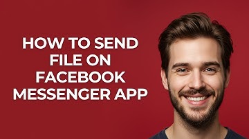 How To Send File On Facebook Messenger App - UPDATED!