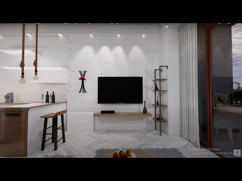 mesho design  ბინის ინტერიერის დიზაინი  და რეალთაიმი #4k