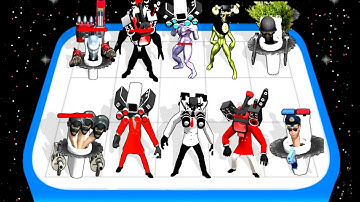 Monster Speakerman Epic Battle | Merge Master Skibidi Toilet Multiverse, New Gameplay, Mobile Game