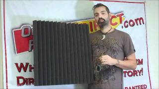 Studiofoam Acoustic Insulation from Auralex