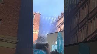 Flares at the City parade