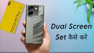 Poco M7 Pro: How to Use Split Screen ⚡ Poco M7 Pro me Multitasking Kaise Kare