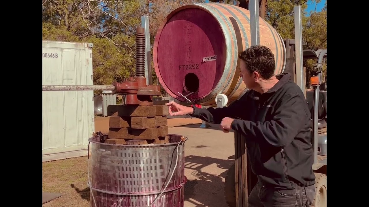 Cliff Royle Basket Pressing Malbec YouTube