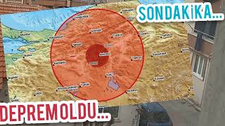 ANKARA DEPREM OLDU SON DAKİKA
