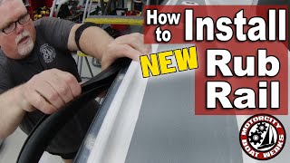 How to Install Trawler Rub Rail | Sailboat Restoration  and Pocket Trawler Refit (Ep46)