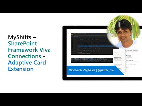 MyShifts – SharePoint Framework Viva Connections - Adaptive Card Extension