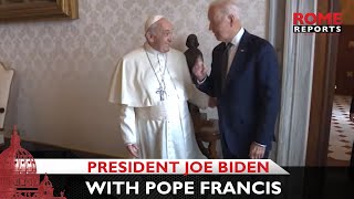 President Joe Biden says Pope Francis told him he could continue receiving communion