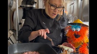 Judy Ludy and Puppet Cook...Smash Burgers with Cheese! A Memorial Day Classic!