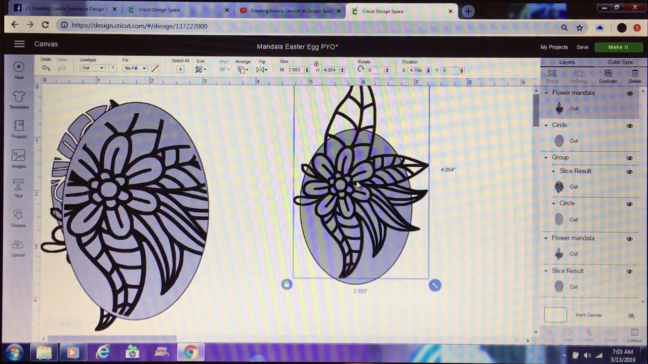 Silkscreen PYO Cookie Stencil