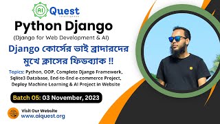 Learn Python Django (LIVE Course) - Best Advanced Django Course in Bangladesh ✅