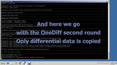 ©VMWare ©ESXi Backup done with ©XSIBackup OneDiff