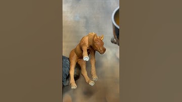 ASMR MODEL HORSE PAINTING #1 |👆🏻 Watch full video on my channel #horse #shleich #modelhorse #paint