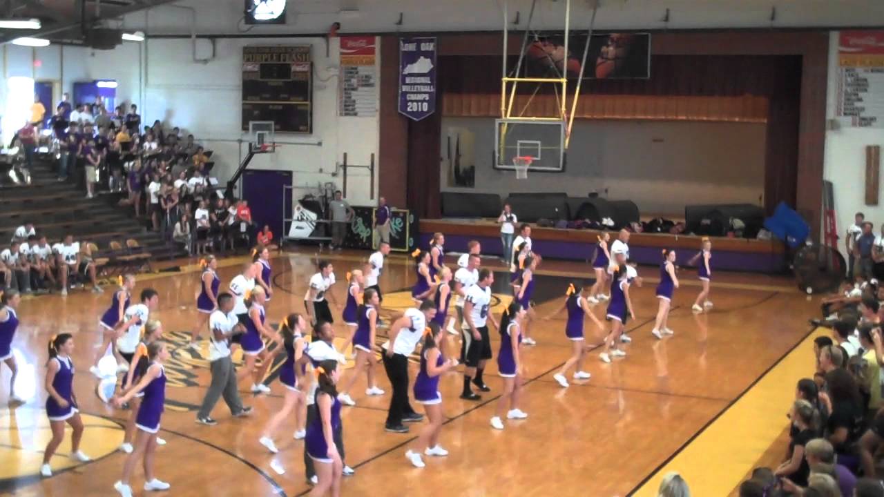 Lone Oak High School Pep Rally includes The Wop and The Wobble YouTube