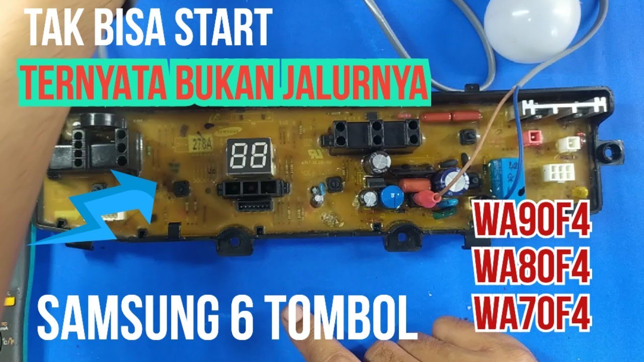 ALIEF TOEN || Memperbaiki Modul MC Samsung 6 Tombol Tidak Bisa Start