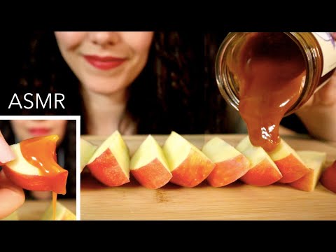 🍎 ASMR español | MANZANA CON CARAMELO!