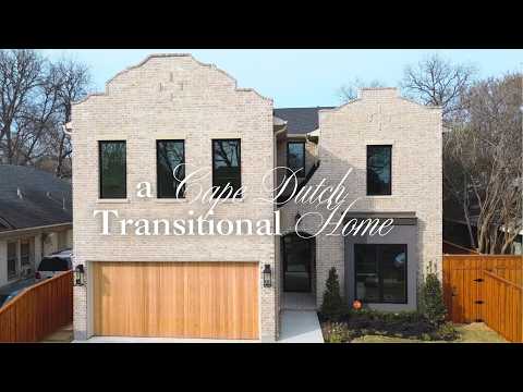 TOUR A TRANSITIONAL CAPE DUTCH LUXURY DALLAS HOME!