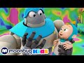 Rainbow Robot - Kids Video Subtitles | Arpo the Robot | Cartoons for Kids | Moonbug Literacy