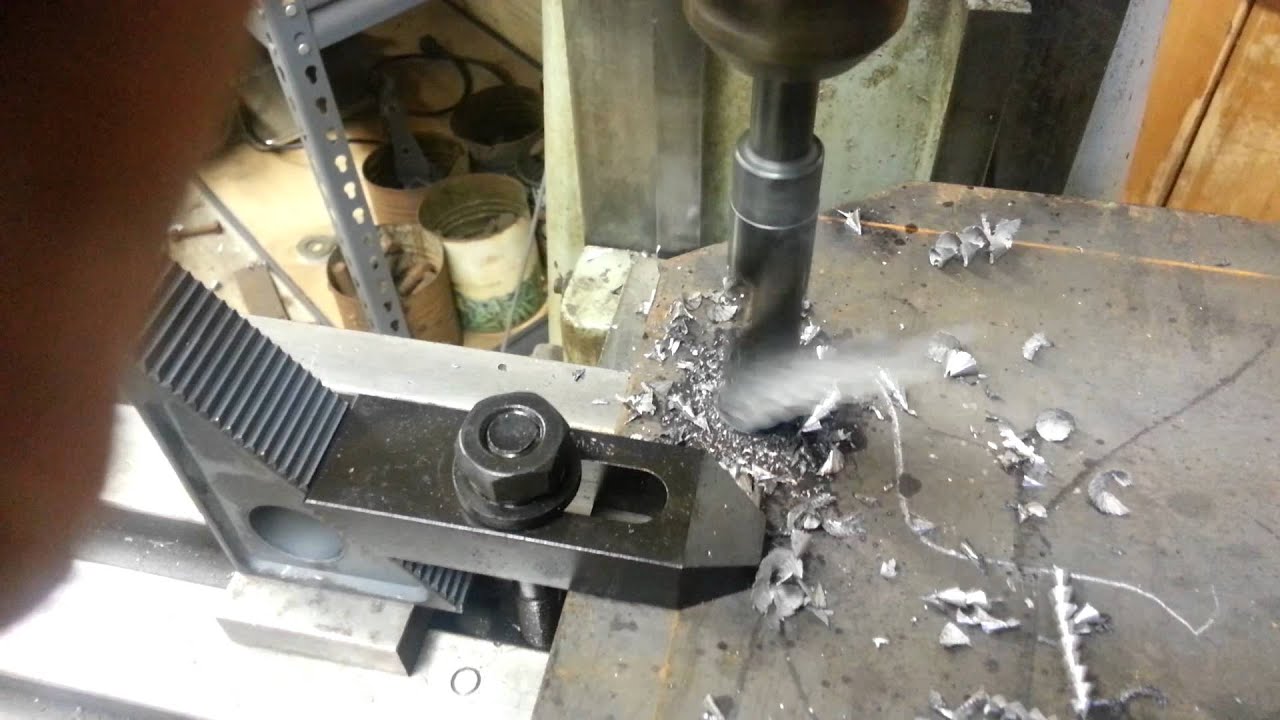 3/4" hole in 5/8" plate on Millrite