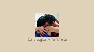 harry styles - as it was (sped up)