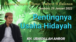 🟢BAYAN MAGHRIB : KH UBAIDILLAH (GUS BED) | MUNAS TEMBORO | TERBARU 29-01-2022 TY Berkah Official
