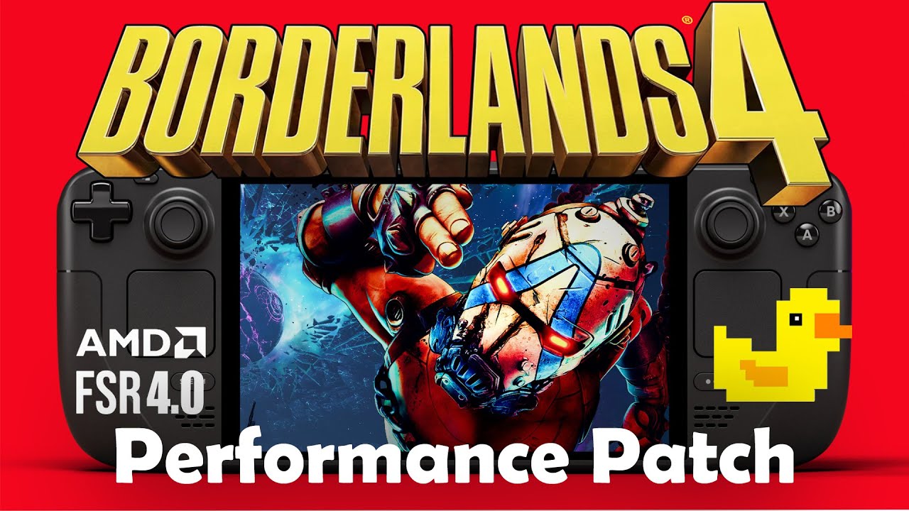 Borderlands 4 on Steam Deck | FSR 4 | Lossless Scaling Performance Test