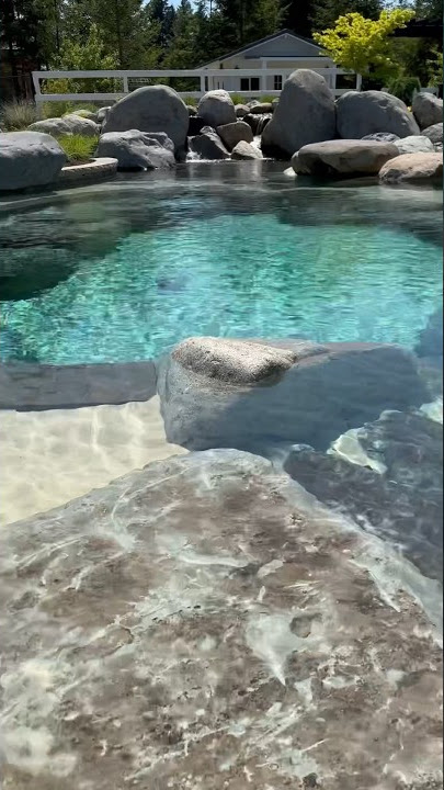 White Sand Beach Recreation Pond #tropical #pnw #aquascape #ponds