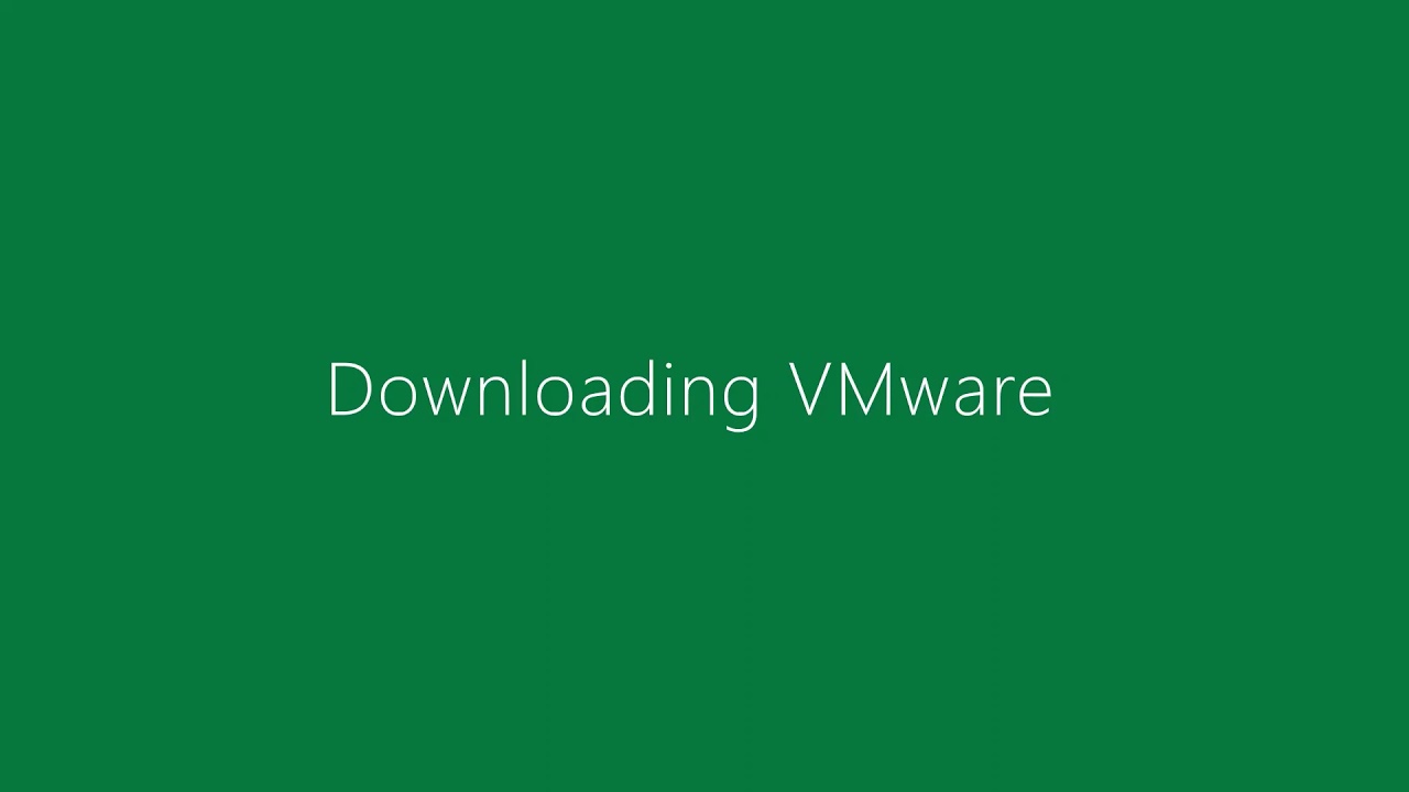 VMWare and Azure Software Installation (Mac Users)