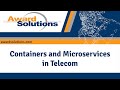 Containers and microservices in telecom  5g training course  award solutions