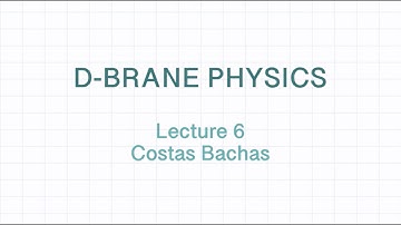 C. Bachas: Lecture VI