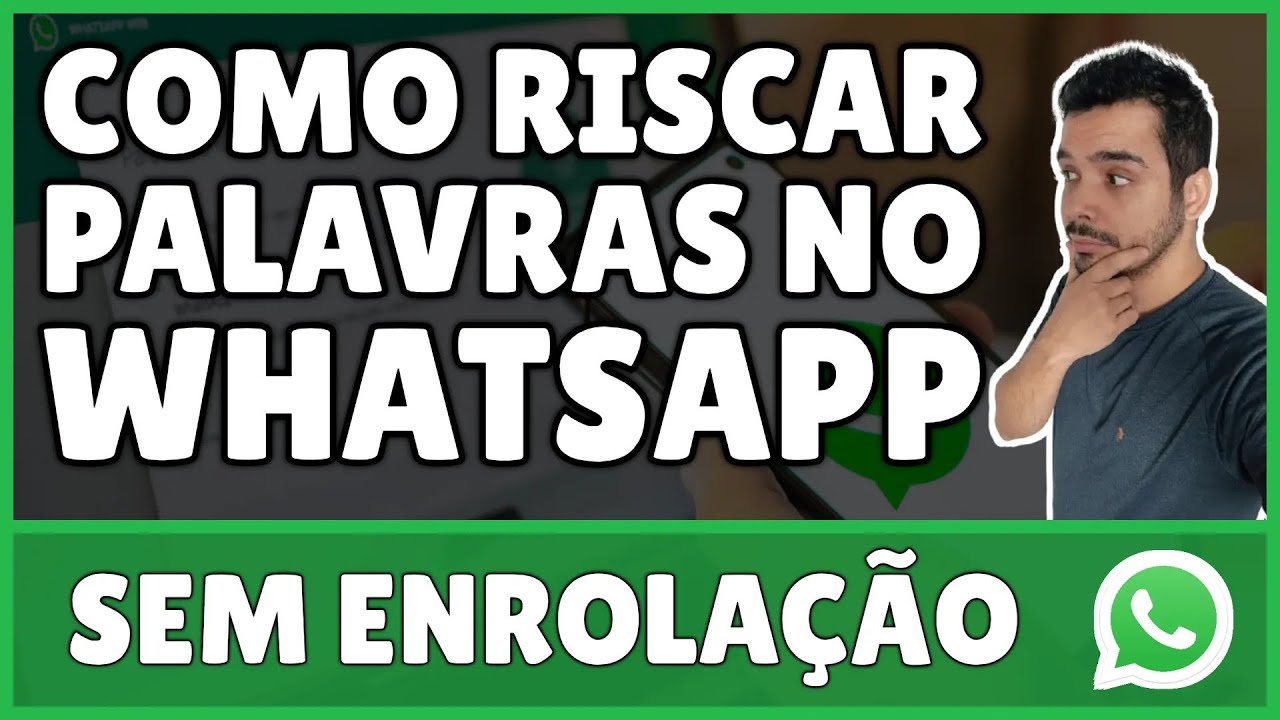 Como Riscar Uma Palavra no WhatsApp 2025 - YouTube