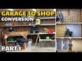 Garage Makeover | PART 1| Insulation, Electrical and Walls