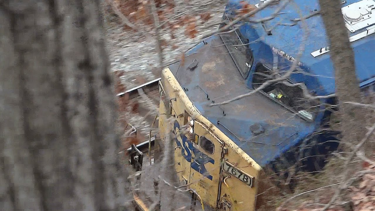 CSX Crossing The Thomas Viaduct, From Above