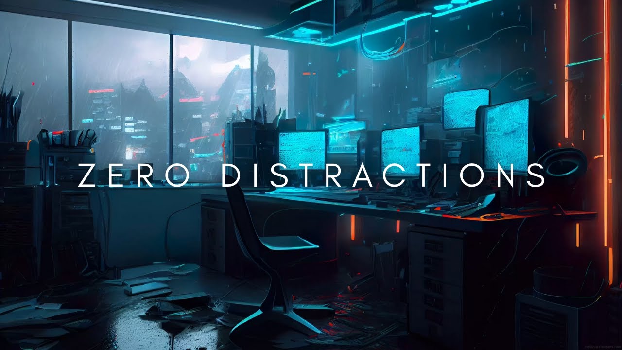 Zero Distractions · Sci‑Fi Coding Music for Deep Focus 1 Hour